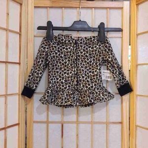 Leopard Print Kids Top